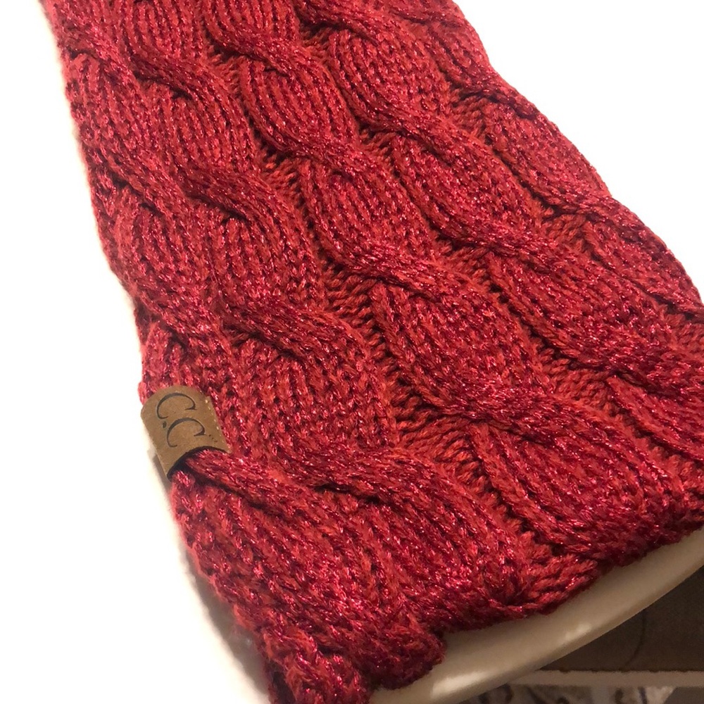 C.C burgundy infinity scarf